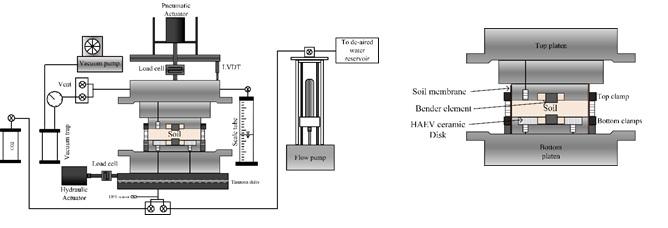 Suction-controlled dynamic simple shear