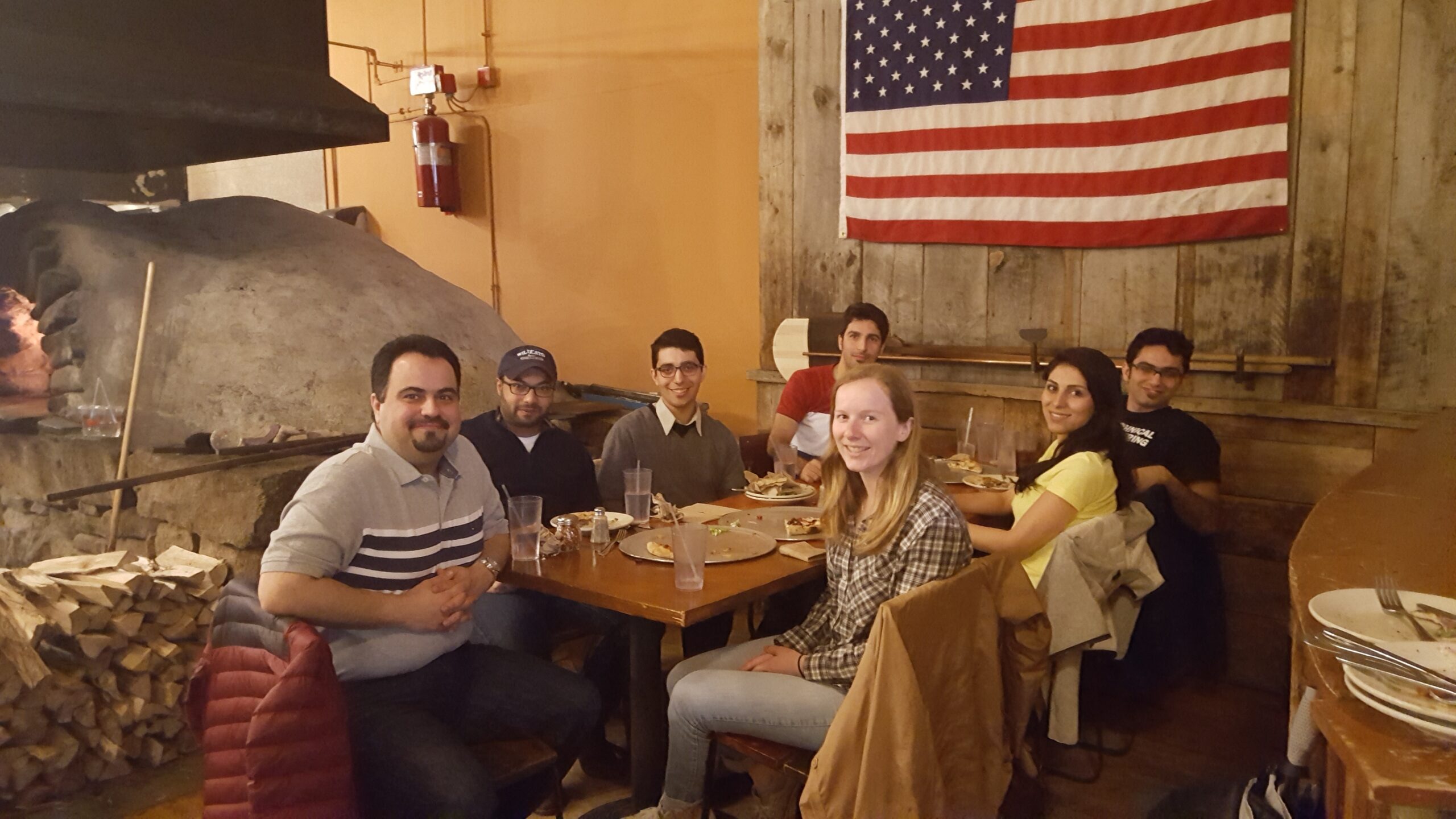 Left to Right: Dr. Majid Ghayoomi, Mohamed Elshaer, Amin Borghei, Masoud Mousavi, Morteza Mirshekari, Pegah Jarast, Kimberly Perkins